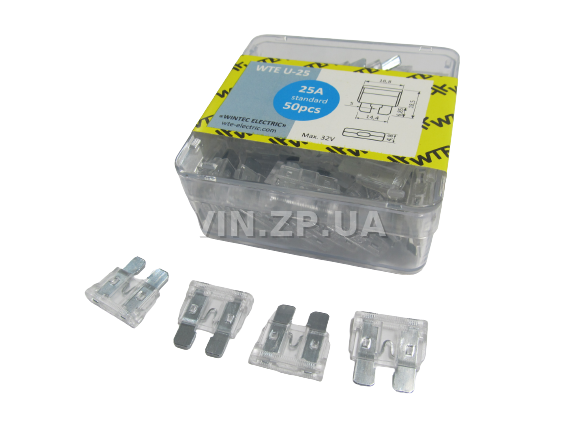 Предохранители Евро 25 Амп WTE комплект 50 шт 1