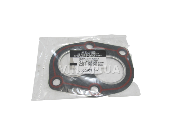 Прокладка приемной трубы ВАЗ 2101, 2102, 2103, 2104, 2105, 2106, 2107, 2108, 2109, 21099, (2110 8кл), с герметиком LSA 1