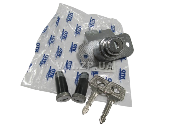 Замок багажника ВАЗ 2108, 2109, 2113, 2114, с личинками, замок 1шт + личинка 2шт + ключ 2шт ОТК 1