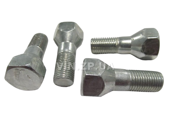 Болт колеса ВАЗ 2101-2106, 2104-2107, 2110-2112 ОТК ключ 19, М12 x 1.25 x 27, к-кт 4шт 1