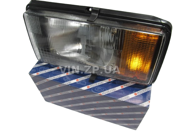 Фара ВАЗ 2104, 2105, 2107 STANDARD левая, желтый поворот 4