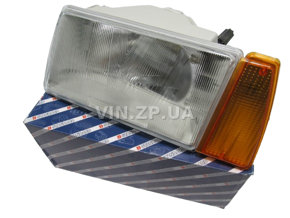 Фара ВАЗ 2108, 2109, 21099 STANDARD левая, жёлтый поворот 4