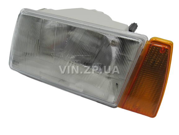 Фара ВАЗ 2108, 2109, 21099 STANDARD левая, жёлтый поворот 1