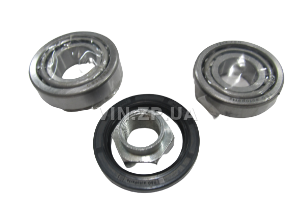 Ремкомплект подшипник ступицы FSO Таврия 1102, 1103, 1105, задней, подшипник 7204 и 7205, сальник, гайка 2