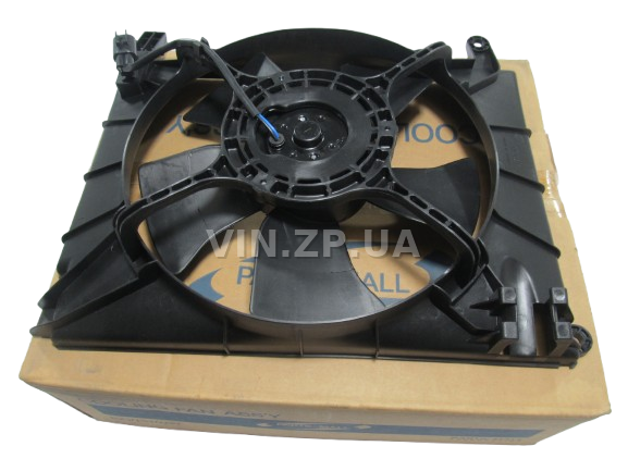 Вентилятор охлаждения Авео 1.5-1.6 без кондиц, основной PARTS MALL с диффузором и мотором, 96536522 3