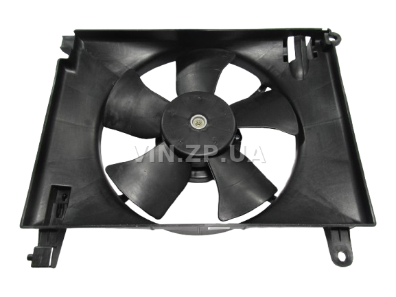 Вентилятор охлаждения Авео 1.5-1.6 без кондиц, основной PARTS MALL с диффузором и мотором, 96536522 1