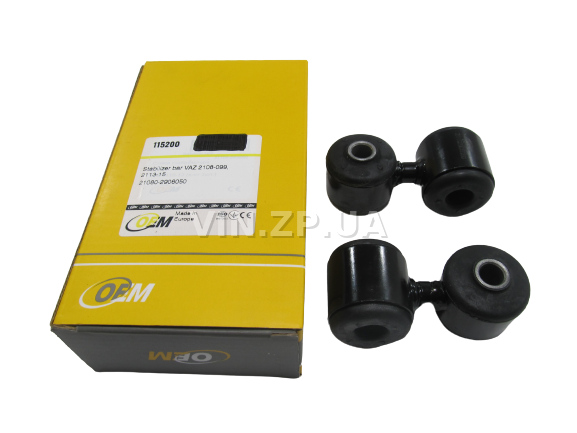 Стойка стабилизатора ВАЗ 2108, 2109, 21099, 2113, 2114, 2115, комплект 2шт OEM 1