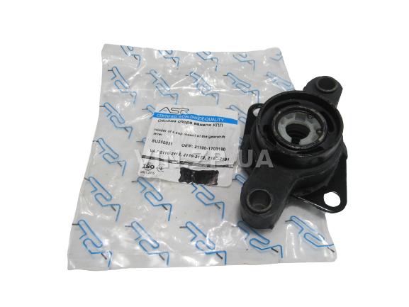 Подушка опора кулисы ВАЗ 2108, 2109, 21099, 2110, 2111, 2112, 2170, 2171, 2172, в зборе ASR 1