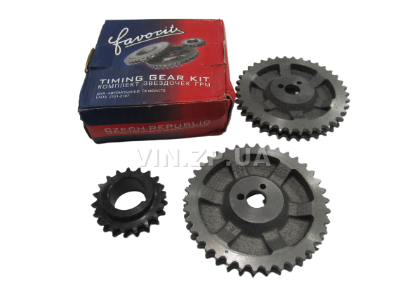 Звёздочки ГРМ FAVORIT ВАЗ 2101, 2102, 2103, 2106, комплект ( 2-распредвала + 1-коленвала) 1