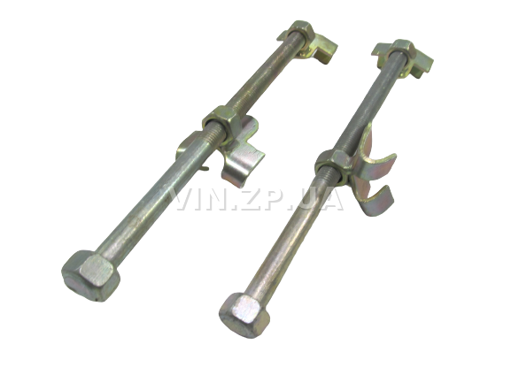 Стяжка съемник пружин двухзахватный VRN 300 мм, комплект 2шт 1