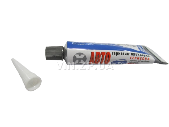 Герметик силиконовый 50гр ГЕРМЕСИЛ серый (60963)