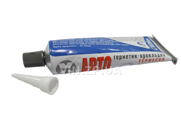 Герметик силиконовый 85гр ГЕРМЕСИЛ серый (60964)