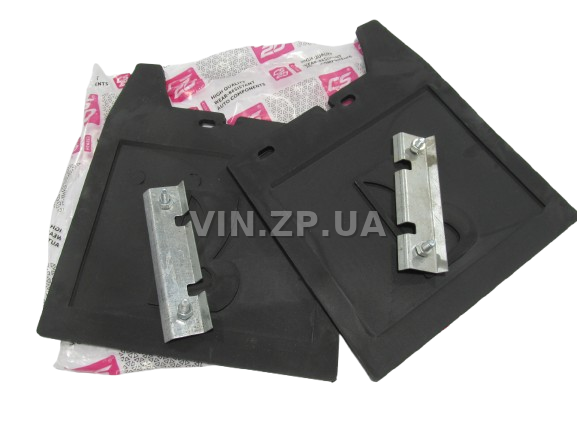 Брызговики ВАЗ 2101-2107 CS-20 задние, к-кт 2шт с креплением, рисунок "ЛАДЬЯ", резиновые 4
