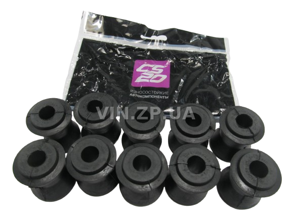 Втулки реактивных тяг штанг ВАЗ 2121, 21213, 21214, 2123 CS-20 к-кт 10шт, резина 2121-2919042 1