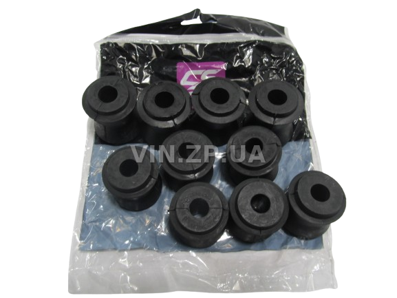 Втулки реактивных тяг штанг ВАЗ 2101, 2102, 2103, 2104, 2105, 2106, 2107 CS-20 комплект 10шт, резина 1