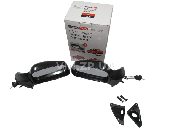 Зеркало ВАЗ 2108, 2109, 21099, 2113, 2114, 2115, с регулировкой, к-кт 2шт EURO TUN 5