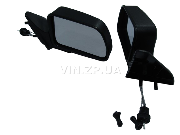 Зеркало ВАЗ 2108, 2109, 21099, 2113, 2114, 2115, с регулировкой, матовое, к-кт 2шт EURO TUN 4