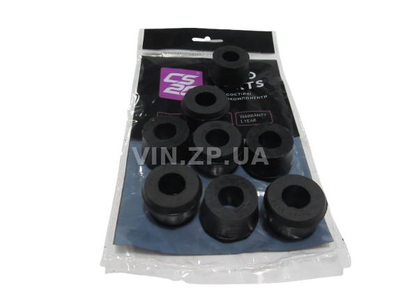 Втулка амортизатора Волга ГАЗ 24, 2401, 2410, 3102, 3110, 31029, 3302, 2705 CS-20 к-кт 8шт, резина 4