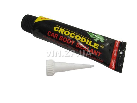 Герметик для швов 60мл CROCODILE полиуретановый черный (61414)