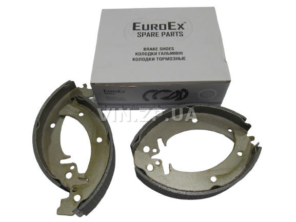 Колодки тормозные задние ВАЗ 2101, 2102, 2104, 2105, 2107, 2121, 21213, 21214, 2131, 2123, к-кт 4шт EuroEx 4