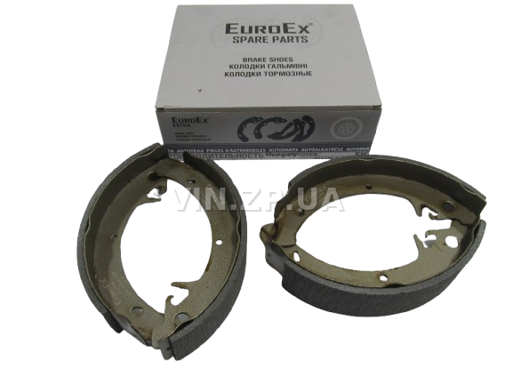 Колодки тормозные задние ВАЗ 2108, 2109, 21099, 2110, 2111, 2112, 2113, 2114, 2115, без ABS, к-кт 4шт EuroEx 4