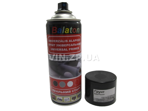 Грунт автомобильный 400 мл BALATON чёрный (аэрозоль) акриловый (61465) 2