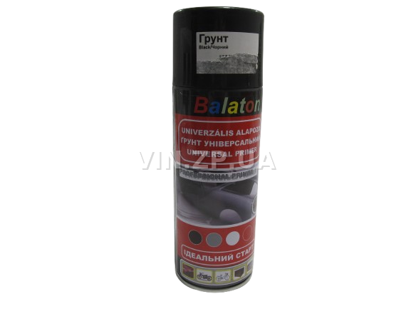 Грунт автомобильный 400 мл BALATON чёрный (аэрозоль) акриловый (61465)