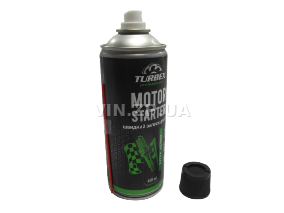 Быстрый старт TURBEX MOTOR STARTER жидкость стартовая 450мл, холодный пуск, аэрозоль для облегчения запуска (61481) 2