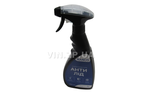 Размораживатель стекла NANO5 "АНТИЛЁД", триггер 500 мл, с ароматом океана 2