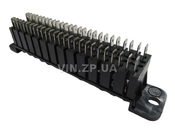 Блок предохранителей ВАЗ 2103, 2106, ГАЗ 3302-2705, 31105, 3110 FLAGMUS нов.обр.41.3722, 13 предохр. 2
