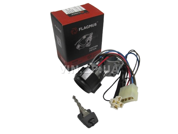 Замок зажигания ВАЗ 2108, 2109, Таврия 1102, 1103, 1105, ОКА 1111, (старый образец) FLAGMUS 1