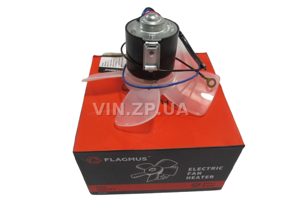 Вентилятор печки ВАЗ 2101-2107, 2121, 21213, 2120, 2131 FLAGMUS с мотором в сборе, на подшипниках (61900) 4