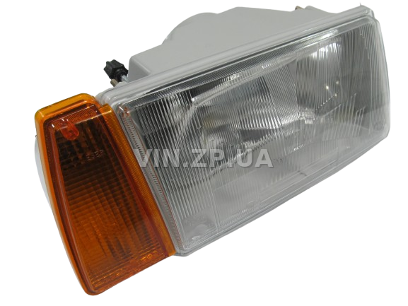 Фара ВАЗ 2108, 2109, 21099 ESER правая, жёлтый поворот, рисунок ''киржач'' 1