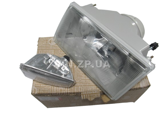 Фара ВАЗ 2108, 2109, 21099 ESER левая, белый поворот, рисунок ''киржач'' 6