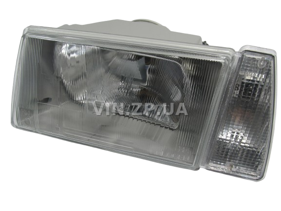 Фара ВАЗ 2108, 2109, 21099 ESER левая, белый поворот, рисунок ''киржач'' 1