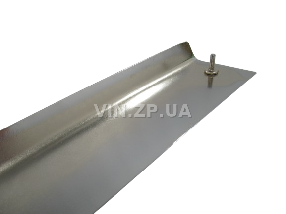 Накладка бампера ВАЗ 2104, 2105, 2107 переднего, толщина 1.2мм , хром металл " сабля" OM 6