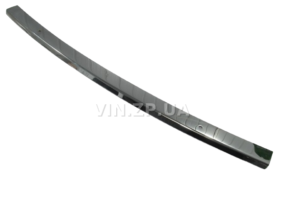 Накладка бампера ВАЗ 2104, 2105, 2107 переднего, толщина 1.5мм , хром металл " сабля" OM 1