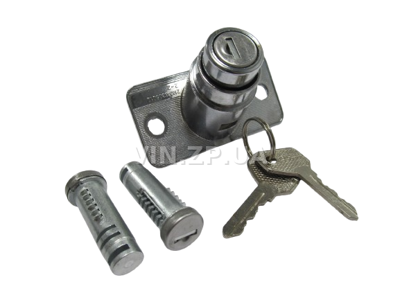 Замок багажника ВАЗ 2102, 2121, с личинками, замок 1шт + личинка 2шт + ключ 2шт FLAGMUS 1