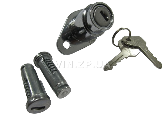 Замок багажника ВАЗ 2103, 2106, с личинками, замок 1шт + личинка 2шт + ключ 2шт FLAGMUS 1
