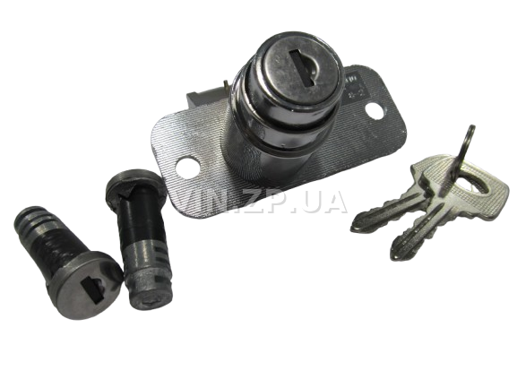 Замок багажника ВАЗ 2108, 2109, 2113, 2114, с личинками, замок 1шт + личинка 2шт + ключ 2шт FLAGMUS 1