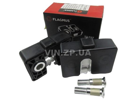 Замок двери ВАЗ 2108, 2109, 21099, 2113, 2114, 2115, 2110, 2111, 2112, бесшумный наружный, к-кт 2шт правый+левый+болты FLAGMUS 4