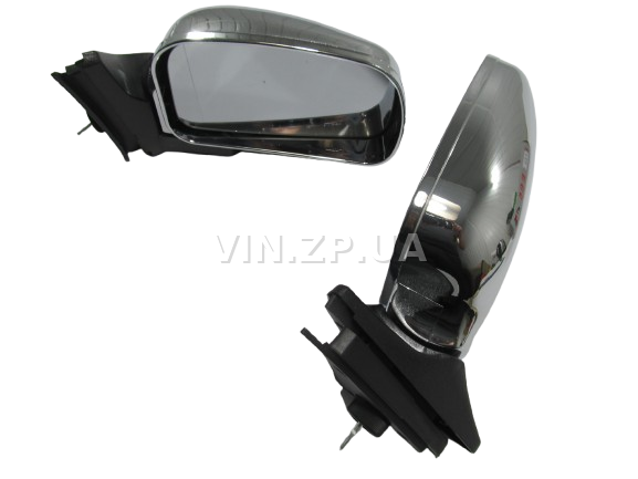 Зеркало ВАЗ 2104, 2105, 2107, с регулировкой, хром, к-кт 2шт EURO TUN 3