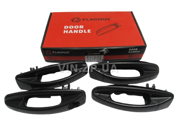 Ручка двери ВАЗ 2101, 2102, 2103, 2106, наружная, Евро, к-кт 4шт FLAGMUS 1
