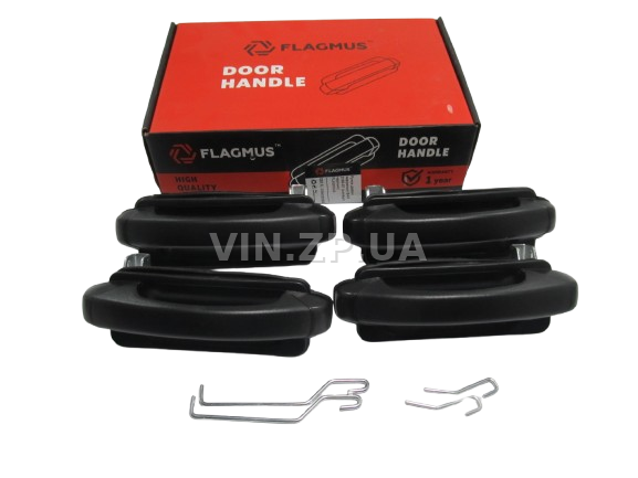 Ручка двери ВАЗ 2104, 2105, 2107, наружная, Евро, к-кт 4шт FLAGMUS 1