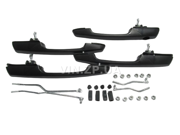 Ручка двери ВАЗ 2109, 21099, 2114, 2115, наружная, Евро, к-кт 4шт FLAGMUS 2
