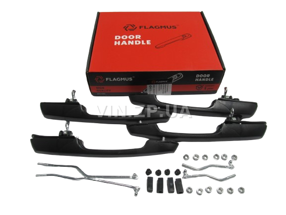 Ручка двери ВАЗ 2109, 21099, 2114, 2115, наружная, Евро, к-кт 4шт FLAGMUS 1