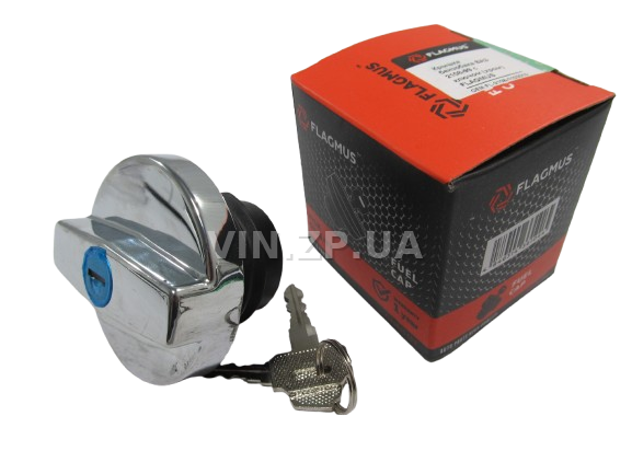 Крышка бензобака ВАЗ 2108, 2109, 21099, 2110, 2111, 2112, 2113, 2114, 2115, с ключами, пластик, хром FLAGMUS (62338) 4