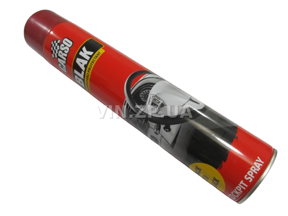 Полироль для пластика CARSO Blak "Вишня" аэрозоль 750 мл (62394)