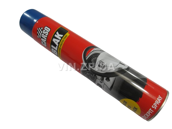 Полироль для пластика CARSO Blak "Лаванда" аэрозоль 750 мл (62396)