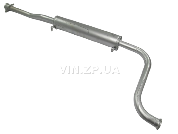 Резонатор ВАЗ 2110, 2111, 2112, с 2006г, 16-клап. под катализатор ВСК труба 570 мм, крепления на бачке, двойная прокатка швов 1